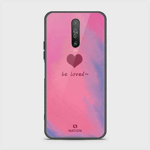 Xiaomi Redmi K30 Cover - ONation Heart Series - HQ Ultra Shine Premium Infinity Glass Soft Silicon Borders Case