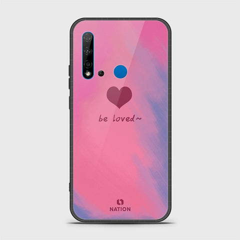 Huawi P20 Lite 2019 Cover - Onation Heart Series - HQ Ultra Shine Premium Infinity Glass Soft Silicon Borders Case