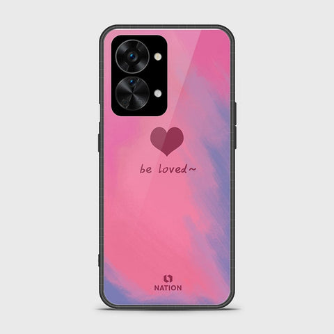 OnePlus Nord 2T Cover- Onation Heart Series - HQ Ultra Shine Premium Infinity Glass Soft Silicon Borders Case