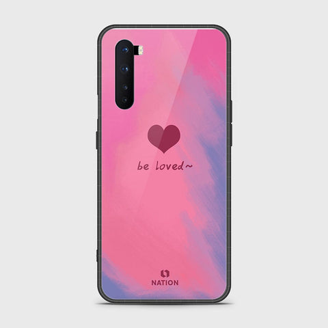 OnePlus Nord Cover- Onation Heart Series - HQ Ultra Shine Premium Infinity Glass Soft Silicon Borders Case