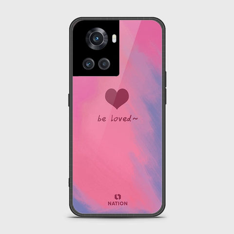OnePlus Ace Cover- Onation Heart Series - HQ Ultra Shine Premium Infinity Glass Soft Silicon Borders Case