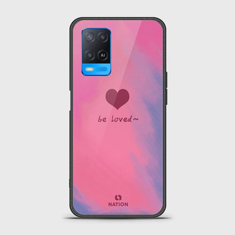 Oppo A54 4G Cover- Onation Heart Series - HQ Ultra Shine Premium Infinity Glass Soft Silicon Borders Case