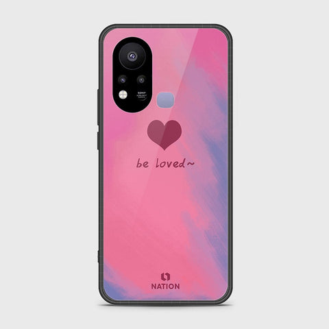 Infinix Hot 11s Cover- Onation Heart Series - HQ Ultra Shine Premium Infinity Glass Soft Silicon Borders Case