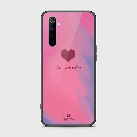 Realme 6 Cover - ONation Heart Series - HQ Ultra Shine Premium Infinity Glass Soft Silicon Borders Case