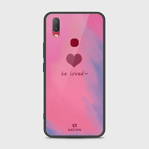 Vivo Y11 2019 Cover - ONation Heart Series - HQ Ultra Shine Premium Infinity Glass Soft Silicon Borders Case