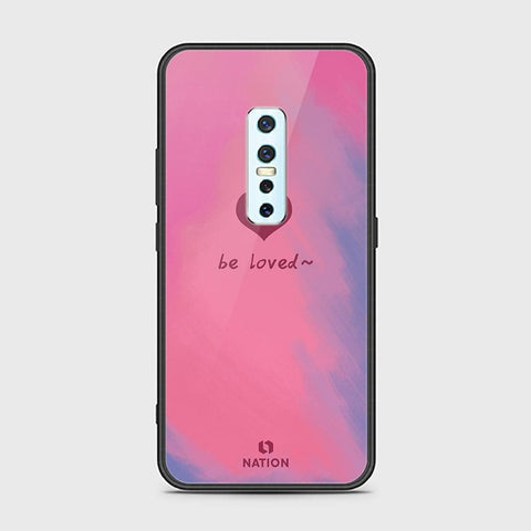 Vivo V17 Pro Cover - ONation Heart Series - HQ Ultra Shine Premium Infinity Glass Soft Silicon Borders Case