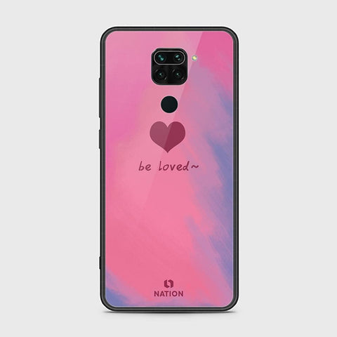 Xiaomi Redmi Note 9 Cover - ONation Heart Series - HQ Ultra Shine Premium Infinity Glass Soft Silicon Borders Case