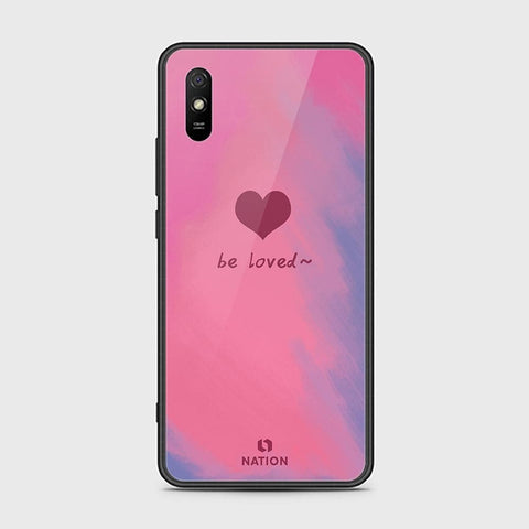 Xiaomi Redmi 9i Cover - ONation Heart Series - HQ Ultra Shine Premium Infinity Glass Soft Silicon Borders Case