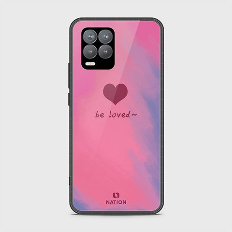 Realme 8 Pro Cover - ONation Heart Series - HQ Ultra Shine Premium Infinity Glass Soft Silicon Borders Case