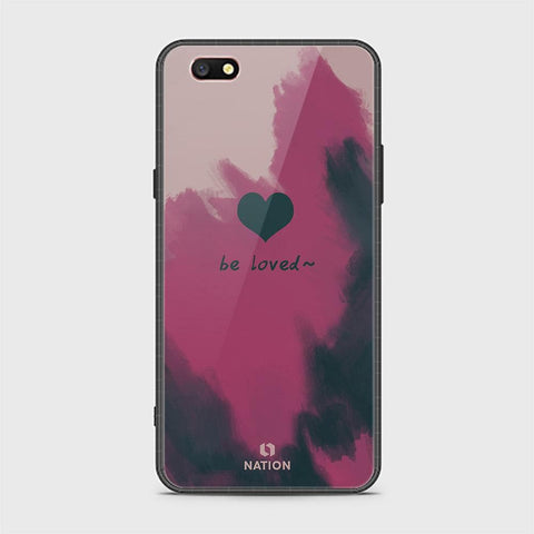 Oppo A77 Cover - ONation Heart Series - HQ Ultra Shine Premium Infinity Glass Soft Silicon Borders Case