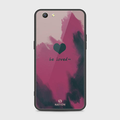 Oppo F1S Cover - ONation Heart Series - HQ Ultra Shine Premium Infinity Glass Soft Silicon Borders Case