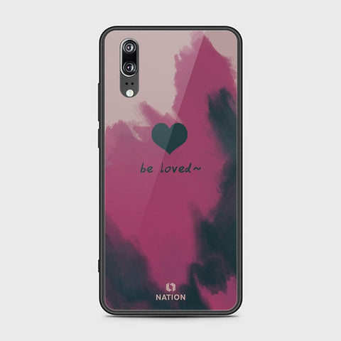 Huawei P20 Cover - ONation Heart Series - HQ Ultra Shine Premium Infinity Glass Soft Silicon Borders Case