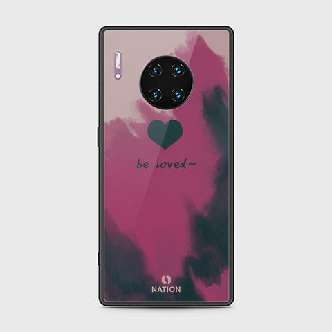 Huawei Mate 30 Pro Cover - ONation Heart Series - HQ Ultra Shine Premium Infinity Glass Soft Silicon Borders Case