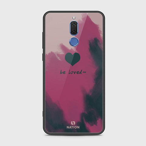 Huawei Mate 10 Lite Cover - ONation Heart Series - HQ Ultra Shine Premium Infinity Glass Soft Silicon Borders Case