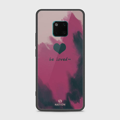 Huawei Mate 20 Pro Cover - ONation Heart Series - HQ Ultra Shine Premium Infinity Glass Soft Silicon Borders Case