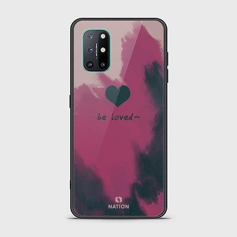 OnePlus 8T Cover - ONation Heart Series - HQ Ultra Shine Premium Infinity Glass Soft Silicon Borders Case