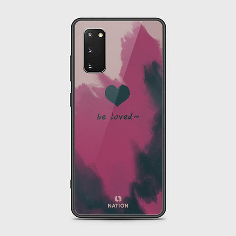 Samsung Galaxy S20 Plus Cover - ONation Heart Series - HQ Ultra Shine Premium Infinity Glass Soft Silicon Borders Case