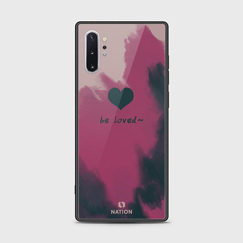 Samsung Galaxy Note 10 Plus Cover - Onation Heart Series - HQ Ultra Shine Premium Infinity Glass Soft Silicon Borders Case