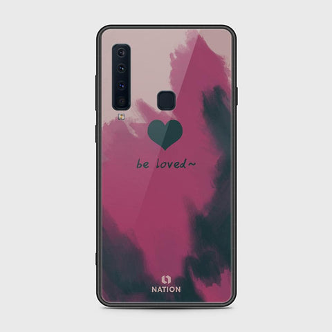 Samsung Galaxy A9 2018 Cover - Onation Heart Series - HQ Ultra Shine Premium Infinity Glass Soft Silicon Borders Case