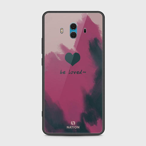 Huawei Mate 10 Cover - Onation Heart Series - HQ Ultra Shine Premium Infinity Glass Soft Silicon Borders Case