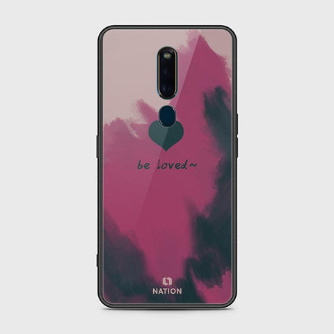 Oppo F11 Pro Cover - Onation Heart Series - HQ Ultra Shine Premium Infinity Glass Soft Silicon Borders Case