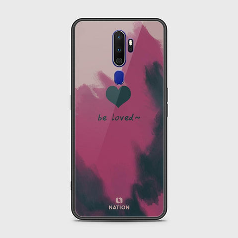 Oppo A9 2020 Cover - Onation Heart Series - HQ Ultra Shine Premium Infinity Glass Soft Silicon Borders Case