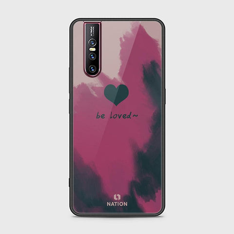 Vivo V15 Pro Cover - Onation Heart Series - HQ Ultra Shine Premium Infinity Glass Soft Silicon Borders Case