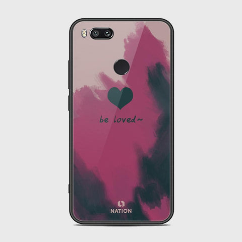 Xiaomi Mi A1 Cover - Onation Heart Series - HQ Ultra Shine Premium Infinity Glass Soft Silicon Borders Case