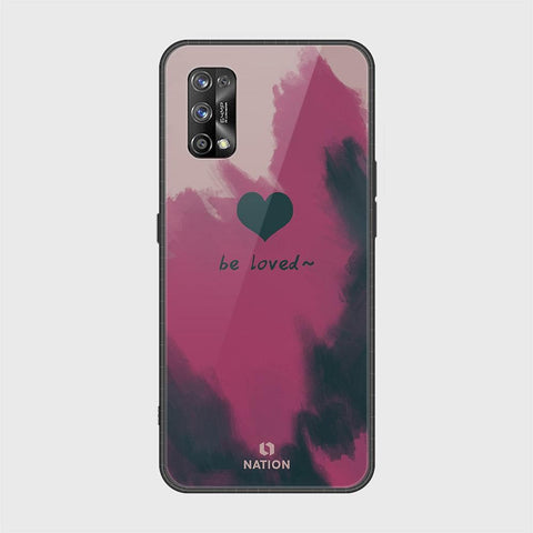 Realme 7 Pro Cover - Onation Heart Series - HQ Ultra Shine Premium Infinity Glass Soft Silicon Borders Case