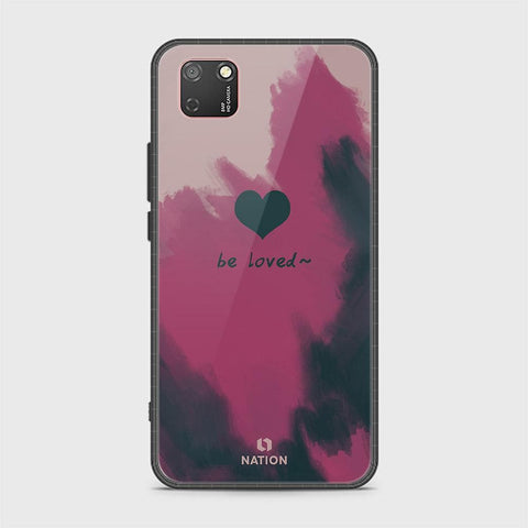 Huawei Y5p Cover - Onation Heart Series - HQ Ultra Shine Premium Infinity Glass Soft Silicon Borders Case
