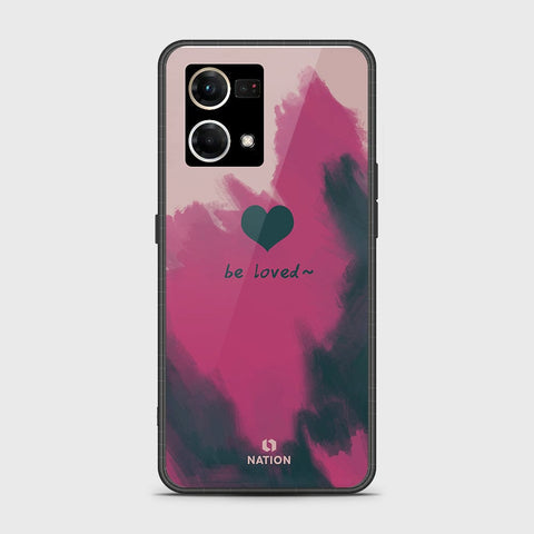 Oppo F21 Pro 4G Cover - ONation Heart Series - HQ Ultra Shine Premium Infinity Glass Soft Silicon Borders Case