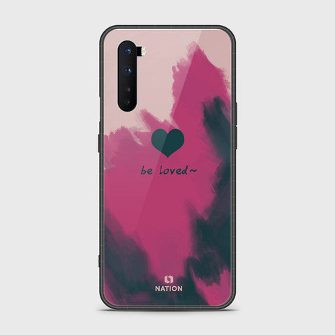 OnePlus Nord Cover- Onation Heart Series - HQ Ultra Shine Premium Infinity Glass Soft Silicon Borders Case