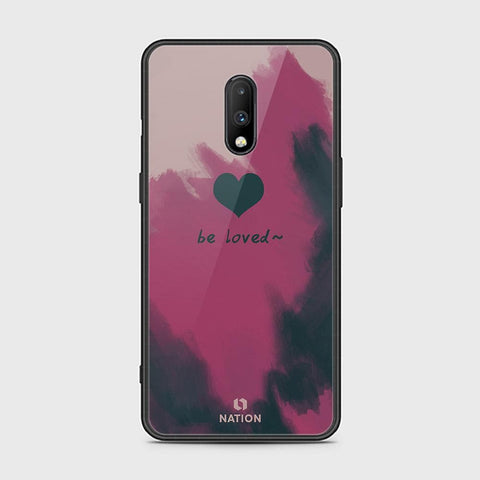 OnePlus 7 Cover - ONation Heart Series - HQ Ultra Shine Premium Infinity Glass Soft Silicon Borders Case