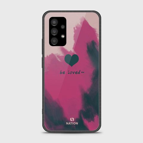 Samsung Galaxy A73 5G Cover- Onation Heart Series - HQ Ultra Shine Premium Infinity Glass Soft Silicon Borders Case