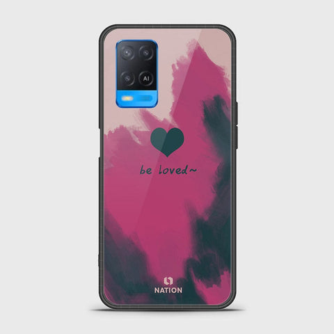 Oppo A54 4G Cover- Onation Heart Series - HQ Ultra Shine Premium Infinity Glass Soft Silicon Borders Case