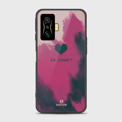 Xiaomi Poco F4 GT Cover- Onation Heart Series - HQ Ultra Shine Premium Infinity Glass Soft Silicon Borders Case