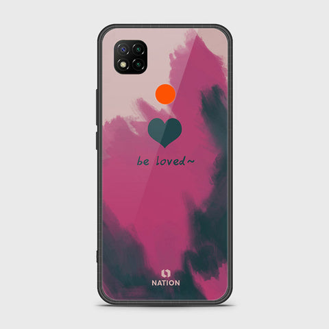 Xiaomi Redmi 9C Cover- Onation Heart Series - HQ Ultra Shine Premium Infinity Glass Soft Silicon Borders Case