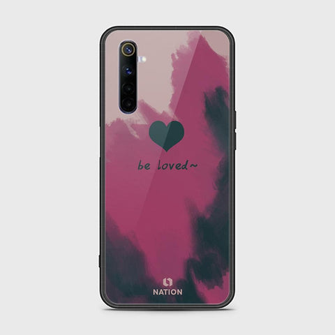 Realme 6 Cover - ONation Heart Series - HQ Ultra Shine Premium Infinity Glass Soft Silicon Borders Case