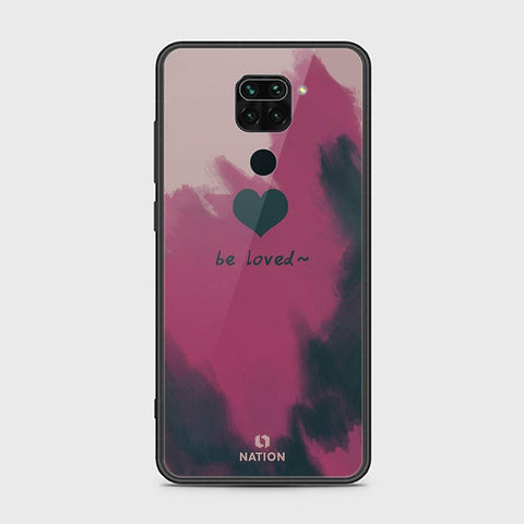 Xiaomi Redmi Note 9 Cover - ONation Heart Series - HQ Ultra Shine Premium Infinity Glass Soft Silicon Borders Case