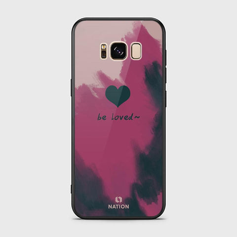 Samsung Galaxy S8 Plus Cover - ONation Heart Series - HQ Ultra Shine Premium Infinity Glass Soft Silicon Borders Case