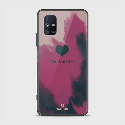 Samsung Galaxy M51 Cover - ONation Heart Series - HQ Ultra Shine Premium Infinity Glass Soft Silicon Borders Case