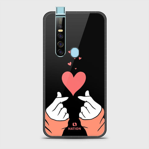 Tecno Camon 15 Pro Cover- Onation Heart Series - HQ Ultra Shine Premium Infinity Glass Soft Silicon Borders Case