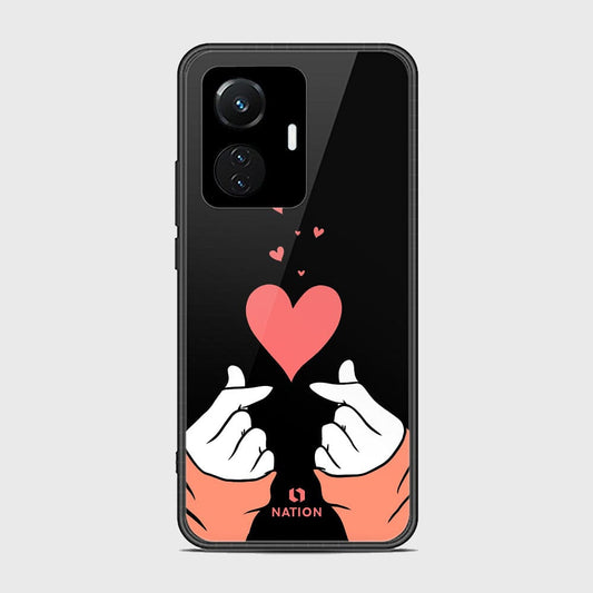 Vivo Y55 4G Cover- Onation Heart Series - HQ Ultra Shine Premium Infinity Glass Soft Silicon Borders Case (Fast Delivery)