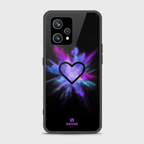 Realme 9 4G Cover- Onation Heart Series - HQ Ultra Shine Premium Infinity Glass Soft Silicon Borders Case