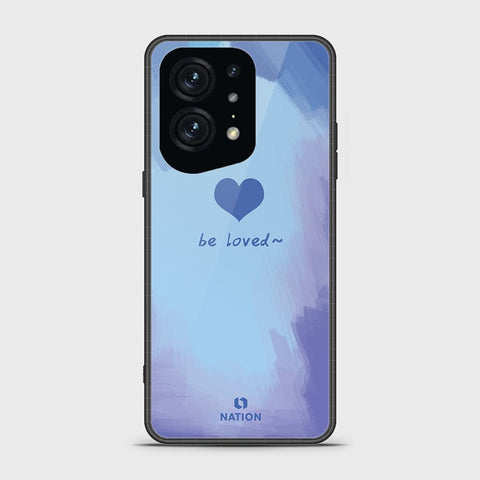 Oppo Find X5 Pro Cover - Onation Heart Series - HQ Ultra Shine Premium Infinity Glass Soft Silicon Borders Case