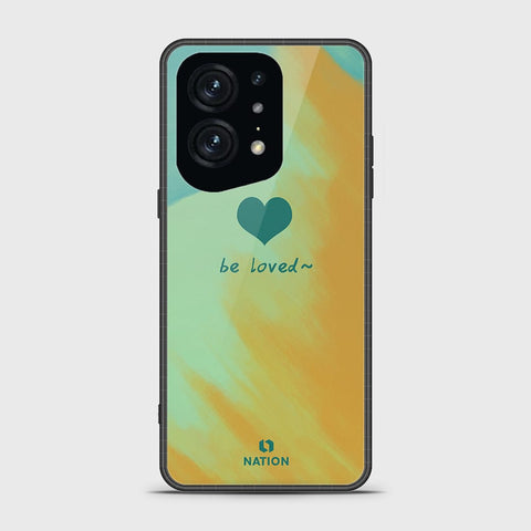 Oppo Find X5 Pro Cover - Onation Heart Series - HQ Ultra Shine Premium Infinity Glass Soft Silicon Borders Case