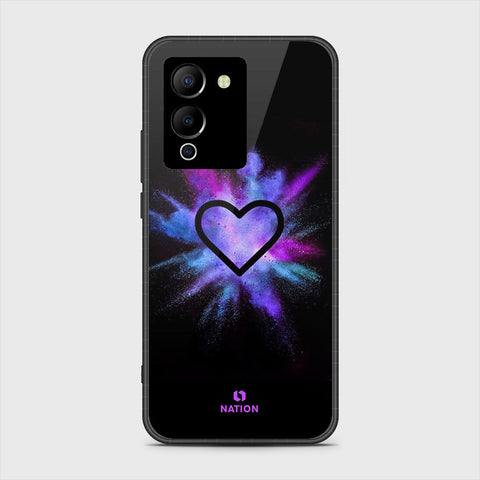 Infinix Note 12 G96 Cover- Onation Heart Series - HQ Ultra Shine Premium Infinity Glass Soft Silicon Borders Case