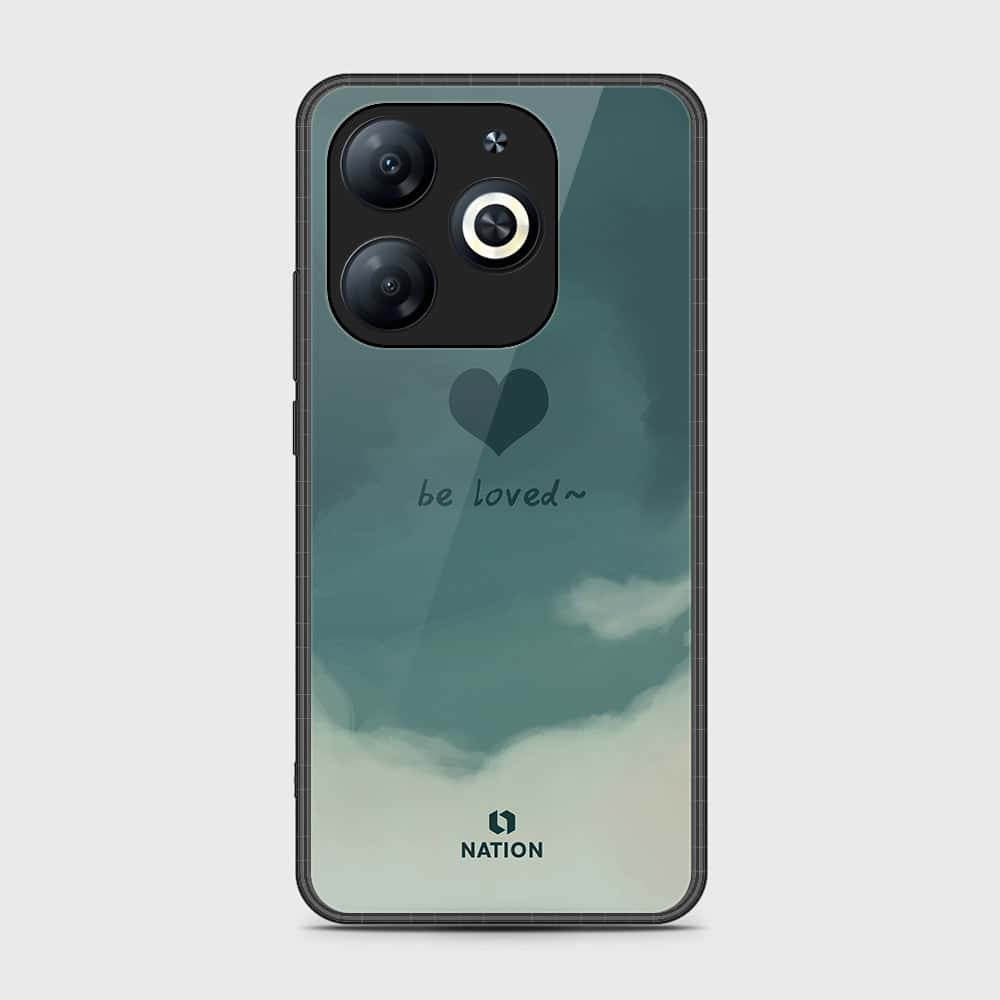 Tecno Spark 20 Cover- Onation Heart Series - HQ Ultra Shine Premium Infinity Glass Soft Silicon Borders Case (Fast Delivery)