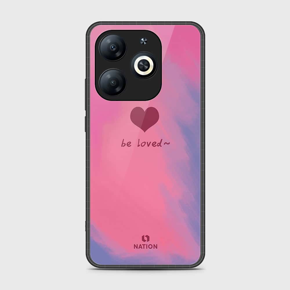 Tecno Spark 20 Cover- Onation Heart Series - HQ Ultra Shine Premium Infinity Glass Soft Silicon Borders Case (Fast Delivery)
