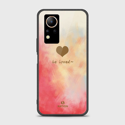 Infinix Note 12 Cover- Onation Heart Series - HQ Ultra Shine Premium Infinity Glass Soft Silicon Borders Case